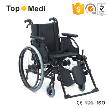 Fauteuil roulant manuel multifonction pliable en aluminium Topmedi